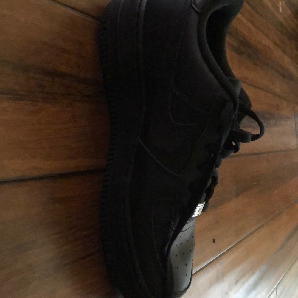 All Black Nike Air force 1s